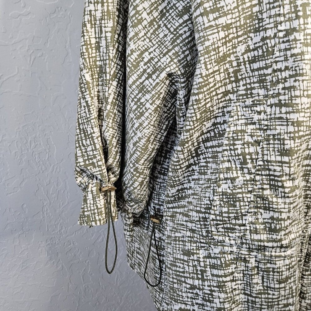 Womens Sz Large Madison Hill New York Jacket Womens Olive Green Boho Cottage - Picture 3 of 16